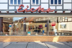 Schaufenster der Firma Wilhelm Eicke 